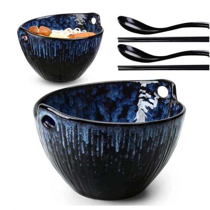 کاسه سرامیکی مدل لعاب دار