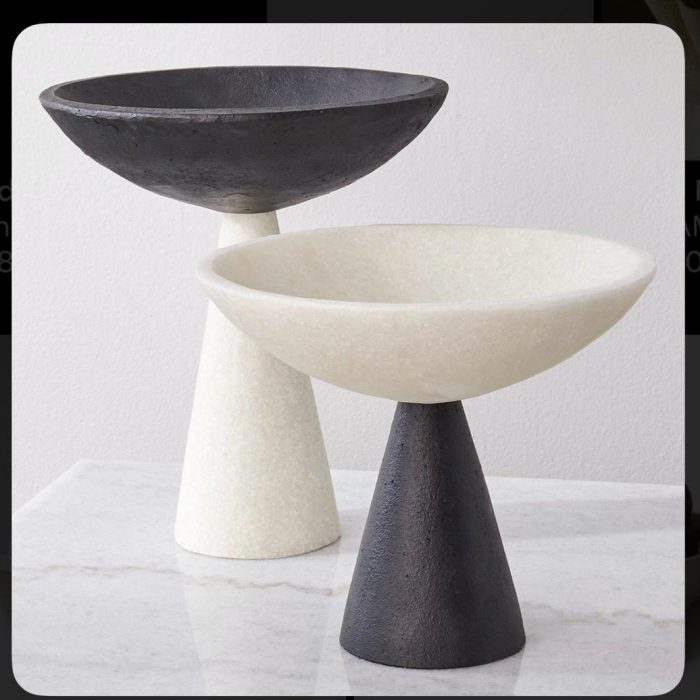 شمعدان مدل سیاه و سفید